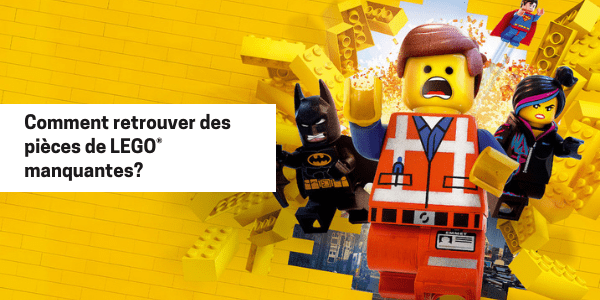 Comment retrouver des pièces de LEGO manquantes?